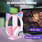 Cat Ear Wireless Gaming Headset