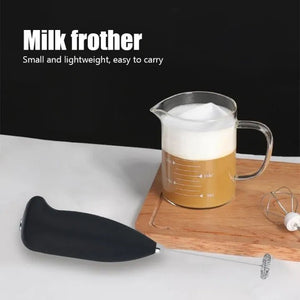 Electric Milk Frother - Professional Handheld Foam Maker