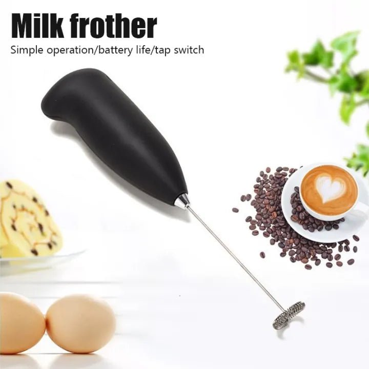 Electric Milk Frother - Professional Handheld Foam Maker