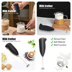 Electric Milk Frother - Professional Handheld Foam Maker