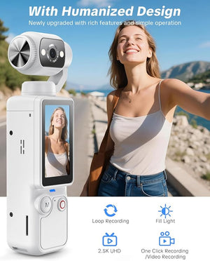 ARK-TECH - 4K Ultra HD Handheld Gimbal Camera