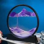 Round Flowing Sand Art Lamp