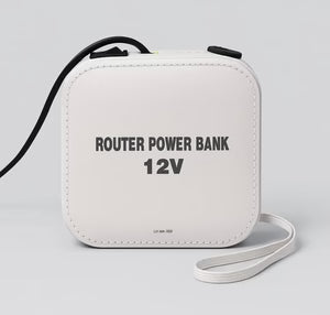 WiFi Router Power Bank 20000mAh — Dual 9V/12V Backup